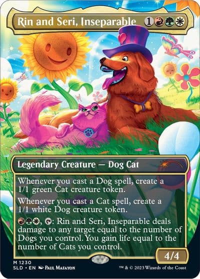 Rin and Seri Inseparable 1230 Secret Lair Drop Series Magic card