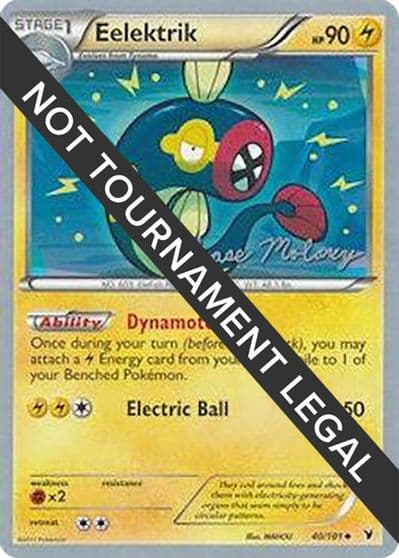 Eelektrik - 2012 (Chase Moloney) World Championship Decks Pokemon card