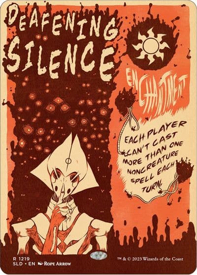 Deafening Silence Secret Lair Drop Series Magic card