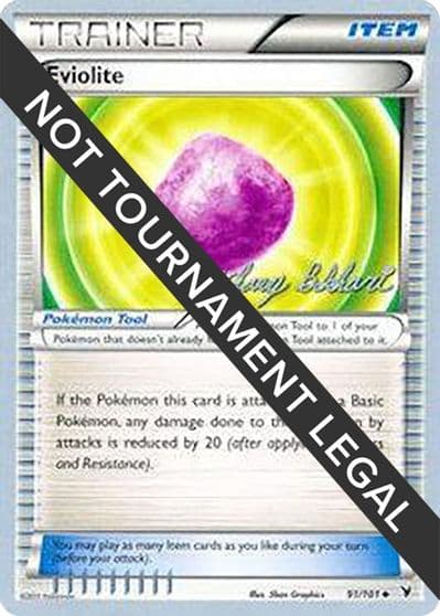 Eviolite - 2012 (Zachary Bokhari) World Championship Decks Pokemon card