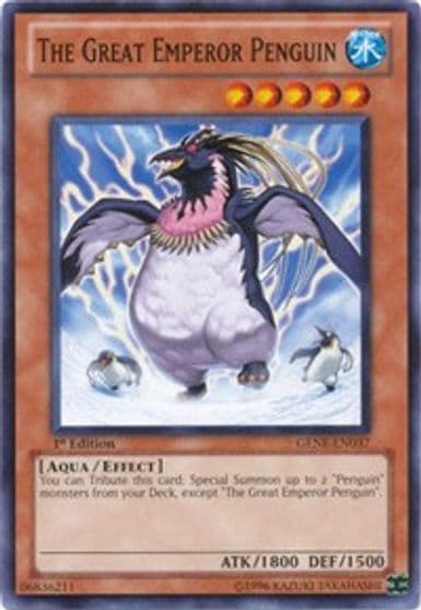 The Great Emperor Penguin Generation Force Yu-Gi-Oh! card