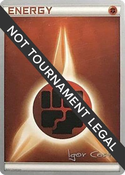 Fighting Energy - 2012 (Igor Costa) World Championship Decks Pokemon card