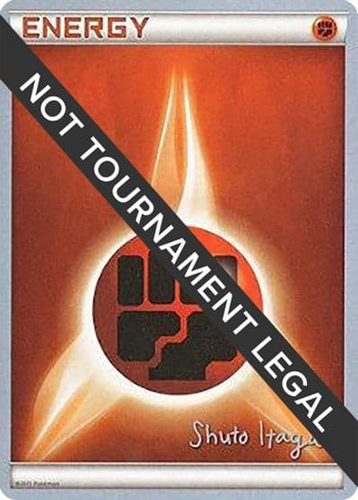 Fighting Energy - 2012 (Shuto Itagaki) World Championship Decks Pokemon card