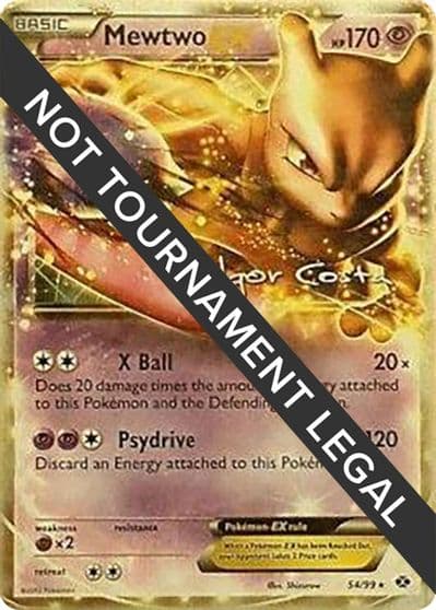 Mewtwo EX - 2012 (Igor Costa) World Championship Decks Pokemon card