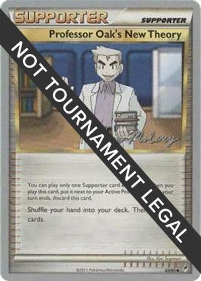 Professor Oak's New Theory - 2012 (Chase Moloney) World Championship Decks Pokemon card