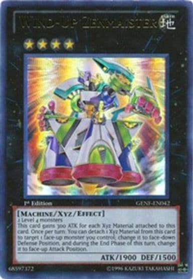 Wind Up Zenmaister Generation Force Yu-Gi-Oh! card