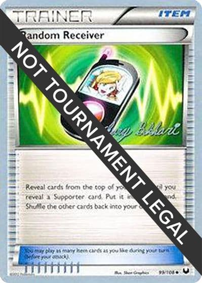 Random Receiver - 2012 (Zachary Bokhari) World Championship Decks Pokemon card