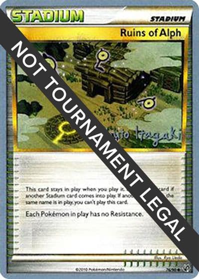 Ruins Of Alph - 2012 (Shuto Itagaki) World Championship Decks Pokemon card