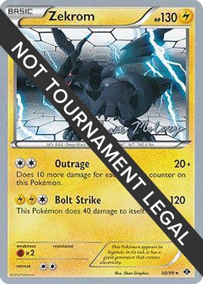 Zekrom - 2012 (Chase Moloney) World Championship Decks Pokemon card