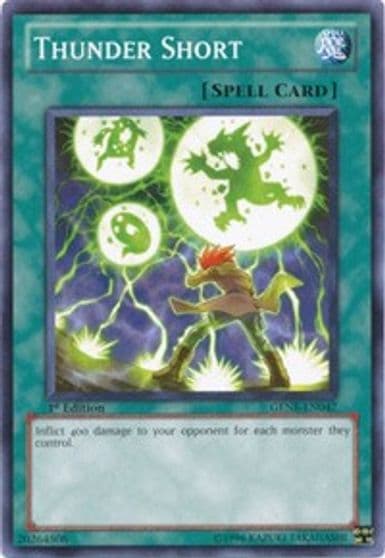 Thunder Short Generation Force Yu-Gi-Oh! card