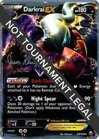 Darkrai EX - 2013 (Jason Klaczynski) World Championship Decks Pokemon card