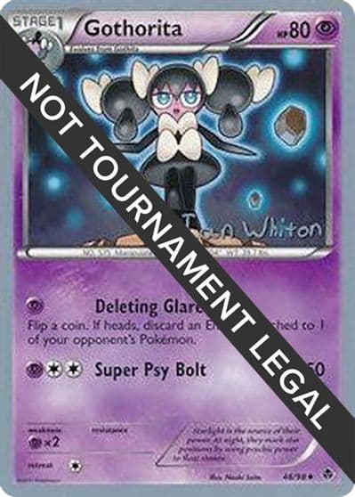 Gothorita - 2013 (Ian Whiton) World Championship Decks Pokemon card