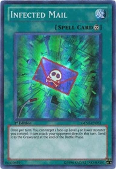 Infected Mail Generation Force Yu-Gi-Oh! card