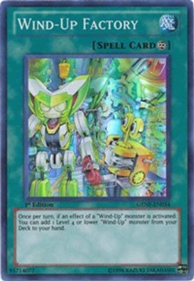 Wind Up Factory Generation Force Yu-Gi-Oh! card