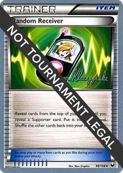 Random Receiver - 2013 (Jason Klaczynski) World Championship Decks Pokemon card