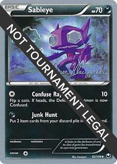 Sableye - 2013 (Jason Klaczynski) World Championship Decks Pokemon card