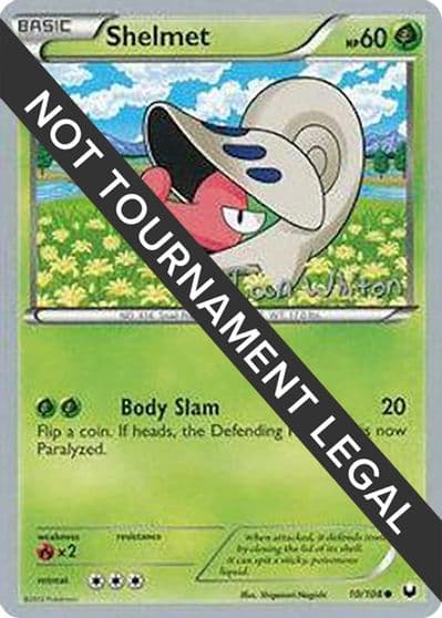 Shelmet - 2013 (Ian Whiton) World Championship Decks Pokemon card