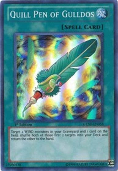 Quill Pen of Gulldos Generation Force Yu-Gi-Oh! card