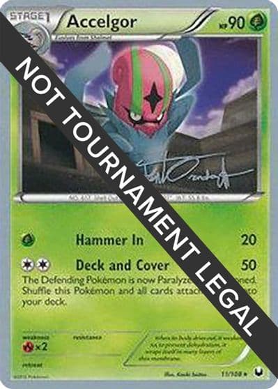 Accelgor - 2014 (Trent Orndorff) World Championship Decks Pokemon card