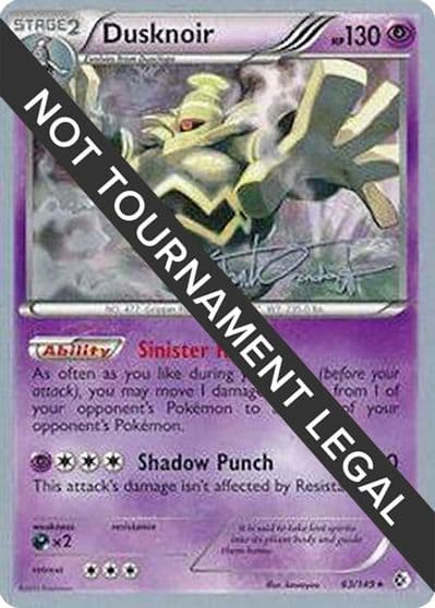 Dusknoir - 2014 (Trent Orndorff) World Championship Decks Pokemon card
