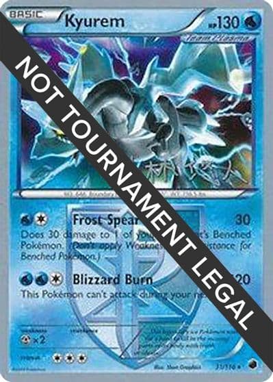 Kyurem - 2014 (Haruto Kobayashi) World Championship Decks Pokemon card