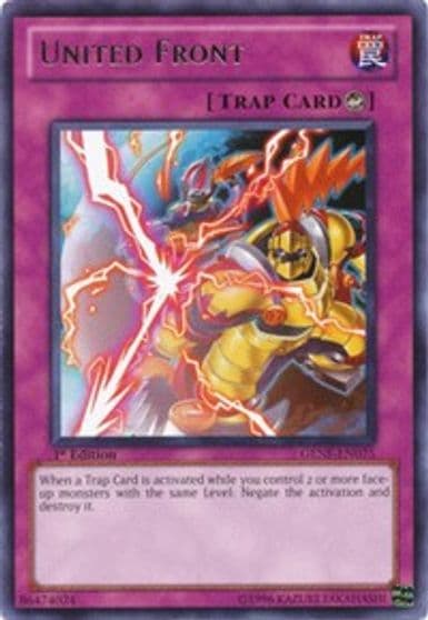 United Front Generation Force Yu-Gi-Oh! card