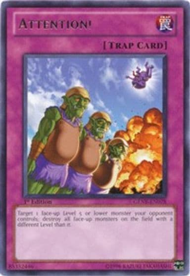 Attention Generation Force Yu-Gi-Oh! card