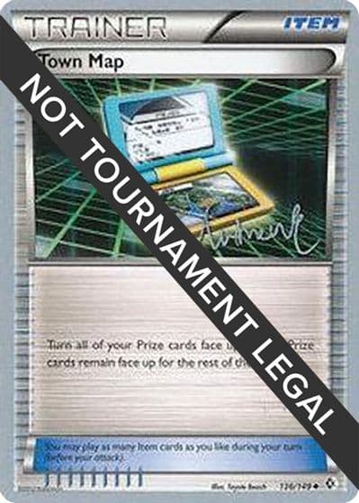 Town Map - 2014 (Andrew Estrada) World Championship Decks Pokemon card