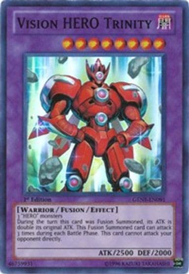 Vision HERO Trinity Generation Force Yu-Gi-Oh! card