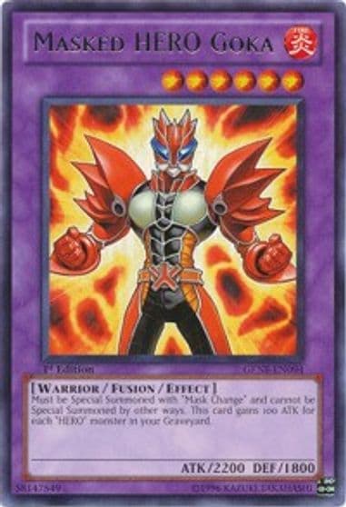 Masked HERO Goka Generation Force Yu-Gi-Oh! card