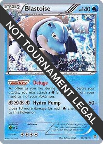 Blastoise - 2015 (Jacob Van Wagner) World Championship Decks Pokemon card