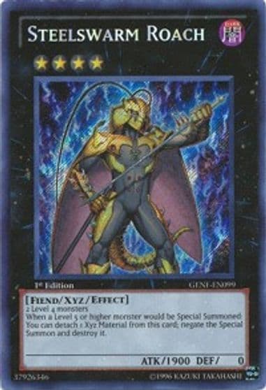 Steelswarm Roach Generation Force Yu-Gi-Oh! card