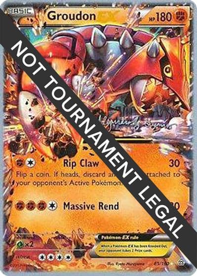 Groudon EX - 2015 (Alejandro Ng-Guzman) World Championship Decks Pokemon card