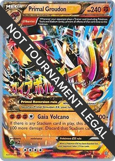Primal Groudon EX - 2015 (Alejandro Ng-Guzman) World Championship Decks Pokemon card