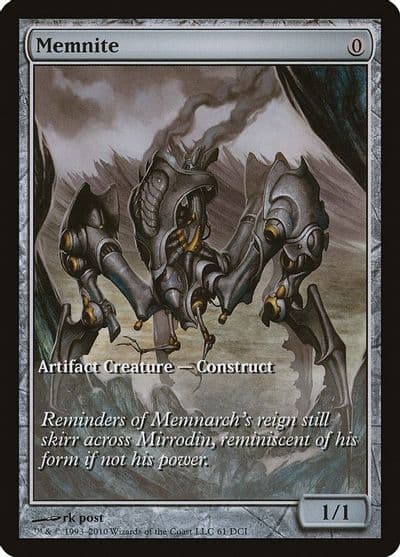 Memnite Game Day & Store Championship Promos Magic card