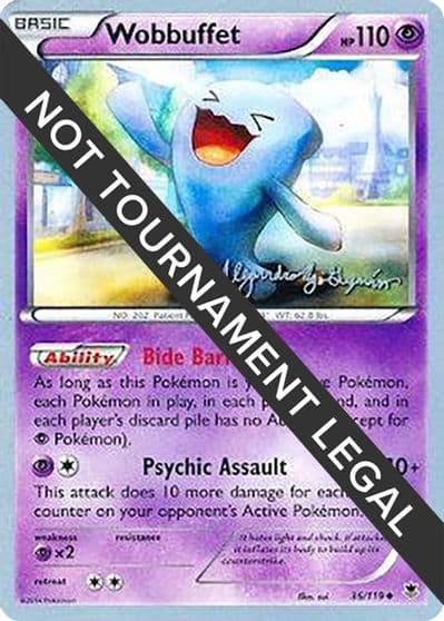 Wobbuffet - 2015 (Alejandro Ng-Guzman) World Championship Decks Pokemon card