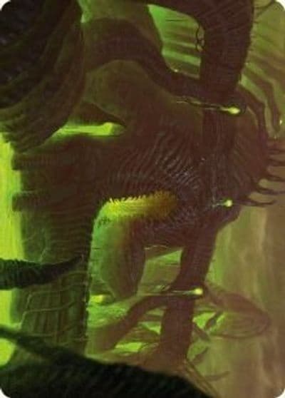 The Dross Pits Art Card Art Series: Phyrexia: All Will Be One Magic card