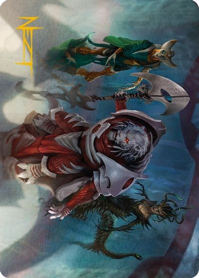 Norns Decree Art Card Gold Stamped Signature Art Series: Phyrexia: All Will Be One Magic card