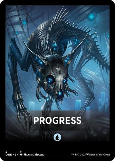 Progress Theme Card Phyrexia: All Will Be One Magic card