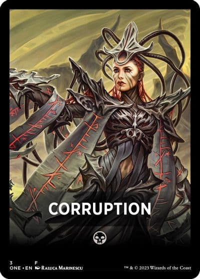 Corruption Theme Card Phyrexia: All Will Be One Magic card