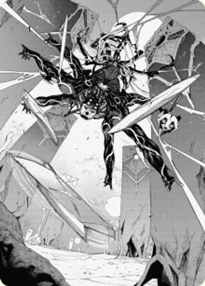 Kaito Dancing Shadow Art Card 78 81 Art Series: Phyrexia: All Will Be One Magic card