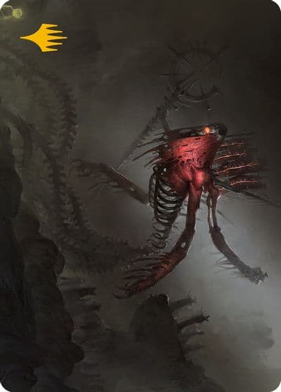 Drivnod Carnage Dominus Art Card Gold Stamped Signature Art Series: Phyrexia: All Will Be One Magic card