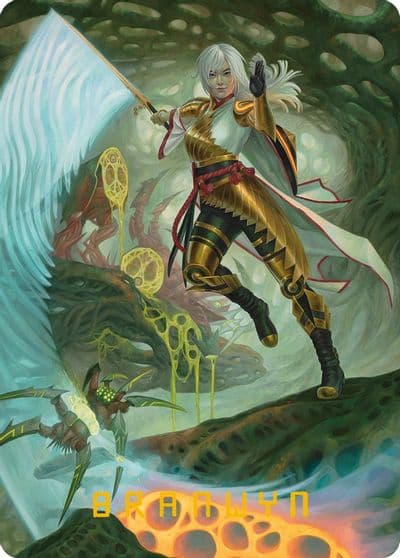 The Eternal Wanderer Art Card Gold Stamped Signature Art Series: Phyrexia: All Will Be One Magic card