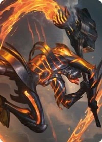 Forgehammer Centurion Art Card Art Series: Phyrexia: All Will Be One Magic card