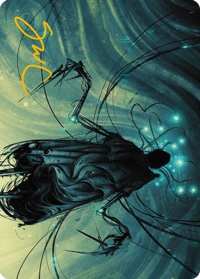 Ichor Synthesizer Art Card Gold Stamped Signature Art Series: Phyrexia: All Will Be One Magic card