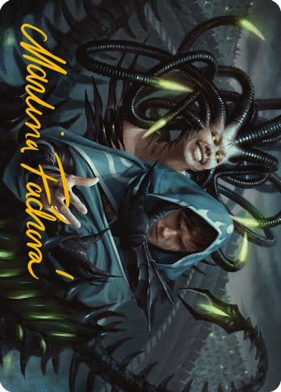 Phyrexian Arena Art Card Gold Stamped Signature Art Series: Phyrexia: All Will Be One Magic card