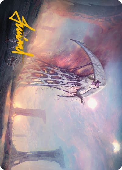 White Suns Twilight Art Card Gold Stamped Signature Art Series: Phyrexia: All Will Be One Magic card