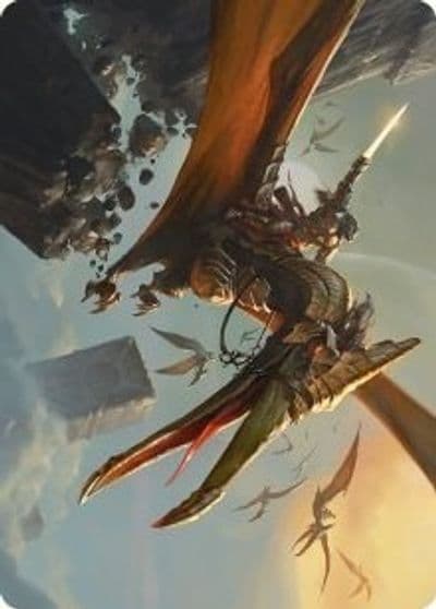Skyhunter Strike Force Art Card Art Series: Phyrexia: All Will Be One Magic card