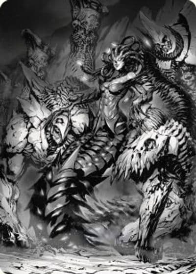 Vraska Betrayals Sting Art Card Art Series: Phyrexia: All Will Be One Magic card
