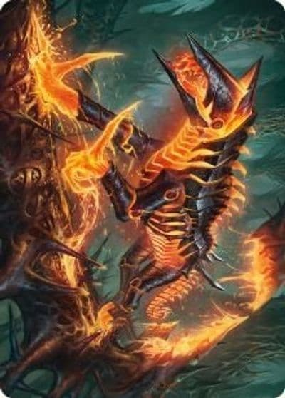 Kuldotha Cackler Art Card Art Series: Phyrexia: All Will Be One Magic card